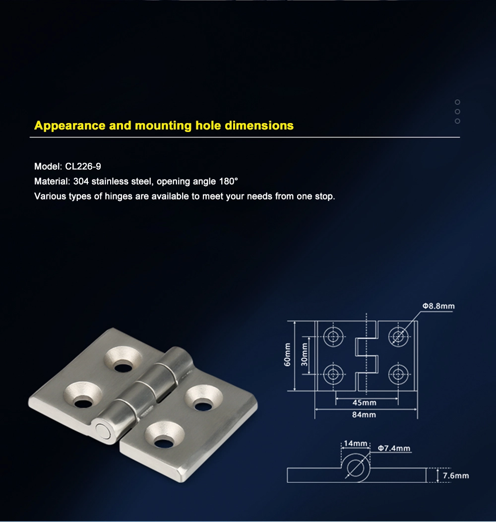 Heavy Duty Stainless Steel Door Hinge